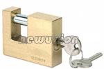 Rectangle brass padlock Art.No.NU00605